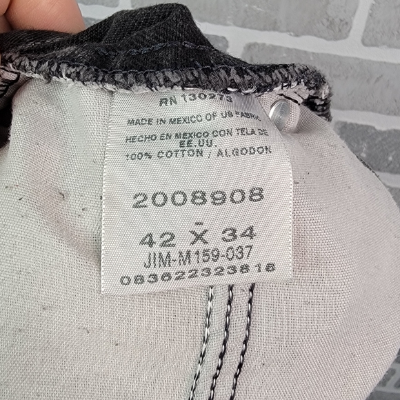 LEE M.R. Vintage Y2K Black Relaxed Fit Denim Jeans Men's Size 42 x 34 - Picture 15 of 16